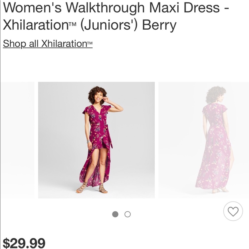 Women’s walkthrough maxi dress romper